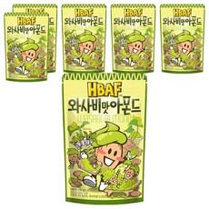 바프 와사비맛 아몬드, 190g, 6개 190g, 6개