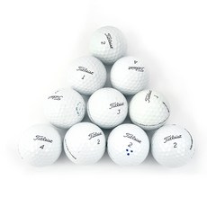 타이틀리스트 PRO V1 로스트볼 A+ 3피스 42.67mm, 화이트, 1개입, 10개 화이트, 1세트