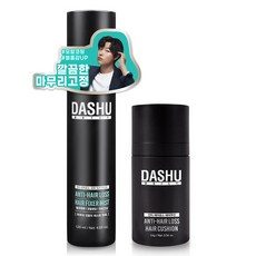 다슈 데일리 안티 헤어로스 헤어쿠션 내추럴 블랙 16g + 헤어 픽서 미스트, 혼합 색상, 1세트