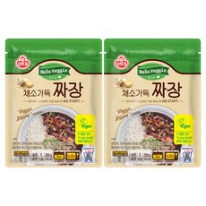 오뚜기 헬로 베지 채소 가득 짜장, 2개, 200g