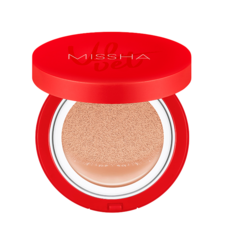 MISSHA 紅絲絨氣墊粉餅 NO.21 白皙 台灣公司貨, 1個