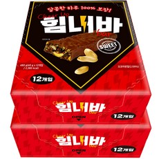 힘내바 초코 스니커즈, 40g, 24개