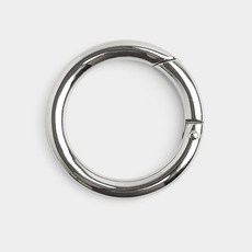 해피베어스 오픈 키오링 40mm, 실버, 2개 실버, 2개입