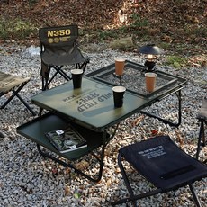 카즈미 와일드 필드 로우 BBQ 테이블, 올리브카키