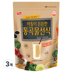 엄마사랑 아침이 든든한 통곡물 선식, 3개, 1.3kg