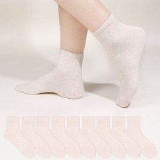 두발로 여성용 퀄리티 밴딩 중목 양말 10켤레