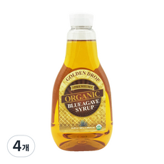 골든드롭 유기농 프리미엄 블루 아가베시럽, 660g, 4개