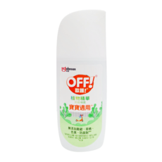 OFF! 歐護 植物精華防蚊噴霧，寶貝適用，無添加 蚊避、香精、色素、防腐劑, 113g, 1瓶