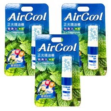 正光 精油棒鼻瞬涼 薄荷 2合1鼻吸劑, 3支
