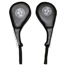 S-SportPlus+ 拳擊雞腿靶 單個 黑色 高密度填充 人體工學握把 耐磨皮革, 1個