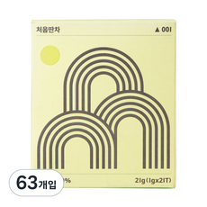 대한다업 처음딴차 녹차, 1g, 21개입, 3개