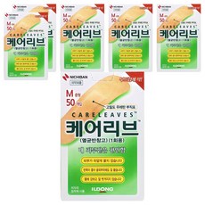 케어리브 멸균반창고, 50개입, 6개
