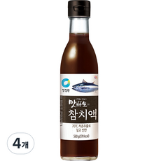 맛선생 참치액, 560g, 4개