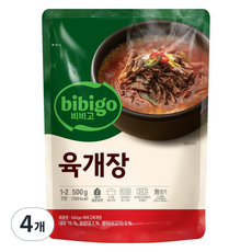 비비고 육개장, 4개, 500g