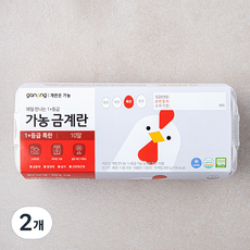 가농 무항생제 인증 매일 만나는 1+등급 금계란 특란 600g, 2개, 10구