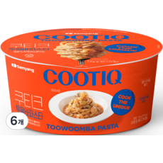 쿠티크 삼양 큰컵 투움바 파스타 105g, 6개