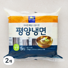 냉장_면사랑 평양냉면 5입, 1kg, ...