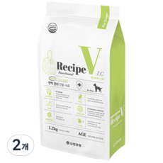유한양행 Recipe V 강아지 처방식사료, 이뮨(면역), 1.2kg, 2개