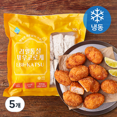 지엔씨푸드 리얼통살 새우 고로케 10개입 (냉동), 300g, 5개