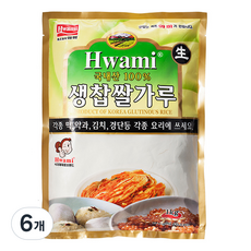 화미 생찹쌀가루, 1kg, 6개