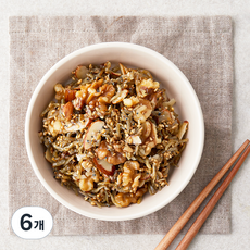 정미경키친 견과류 잔멸치 볶음, 80g, 6개