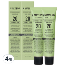 더블유드레스룸 퍼퓸 핸드크림 No 20 플라워샵, 50ml, 4개