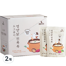도그퓨어 강아지 고양이 영양닭 전복죽 85g x 10p, 닭고기, 2개