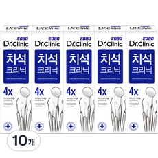 2080 닥터크리닉 1450 고불소 치석치약, 140g, 10개