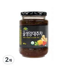 오가닉스토리 꿀생강 대추차, 560g, 1개입, 2개