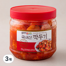 곰곰 국내산 깍두기, 750g, 3개