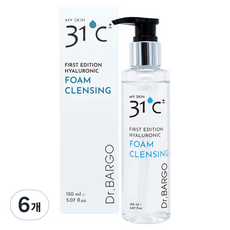 닥터바르고 퍼스트 에디션 히알루론산 폼클렌징, 150ml, 6개