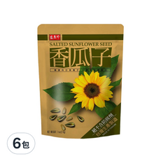 盛香珍 香瓜子, 210g, 6包