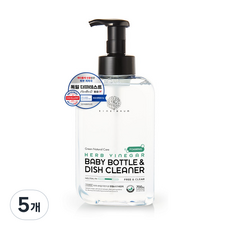 아이너바움 아기 주방세제 무향 거품형, 700ml, 5개