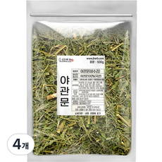 자연초 건조 야관문 차 비수리, 500g, 4개