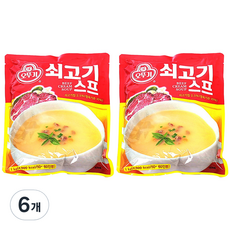 쇠고기 스프 오뚜기 쇠고기 스프 1kg 6개