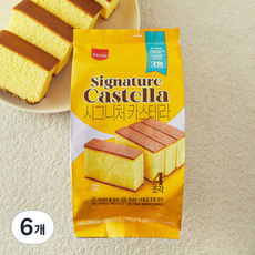 삼립 시그니처 카스테라 4개입, 125g, 6개