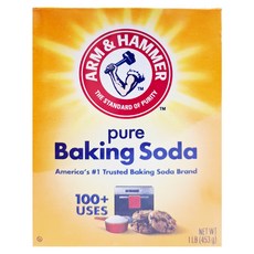 ARM&HAMMER 小蘇打粉萬用清潔劑, 純天然無毒, 可清除地毯/衣櫥/椅墊, 去除冰箱/烤箱異味, 453g, 1盒