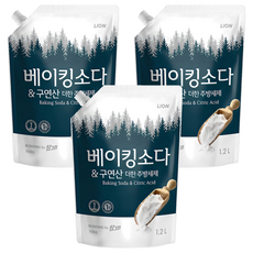 Chamgreen 檸檬酸&小蘇打廚房清潔劑補充包, 1.2L, 3個