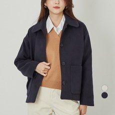 AFINAR 카라 하프 코트