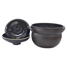 日本利行 四合雙蓋炊飯鍋 陶鍋 小森林款 日本制, 25cm, 1個