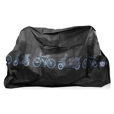 自行車店防水罩, 黑色的, 1個