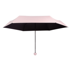 KINYO 21吋五折超輕量晴雨傘 KU-9665 開傘直徑96cm 收傘18cm 256g