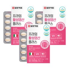 IL-YANG 一洋藥品 活性葉酸Plus錠 27g, 60顆, 3盒