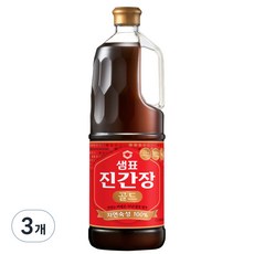 샘표 진간장 골드, 3개, 1.7L