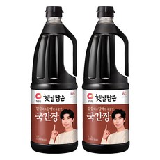 청정원 햇살담은 자연숙성 국간장, 1.7L, 2개