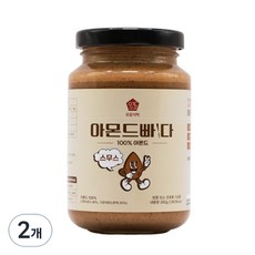 오감식탁 아몬드빠다 스무스, 260g, 2개