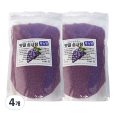 맛깔 솜사탕용 포도향 설탕, 500g, 4개