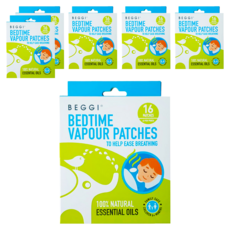 BEGGI Bedtime Vapour Patches 通鼻貼, 天然成分, 16貼, 6盒