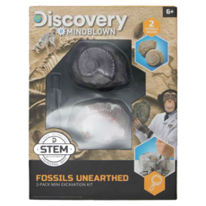 Discovery 遠古化石迷你挖掘套組, 2化石, 1盒