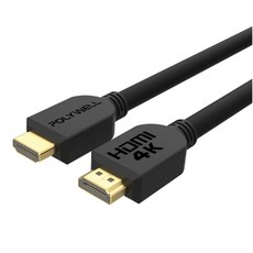 POLYWELL 寶利威爾 HDMI 2.0 版 4K60 公對公, 1m, 黑色, 1條